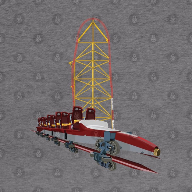 Top Thrill Dragster Coaster Design by CoasterMerch